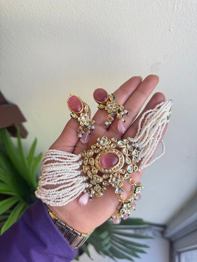 Nargis Polki Necklace Set