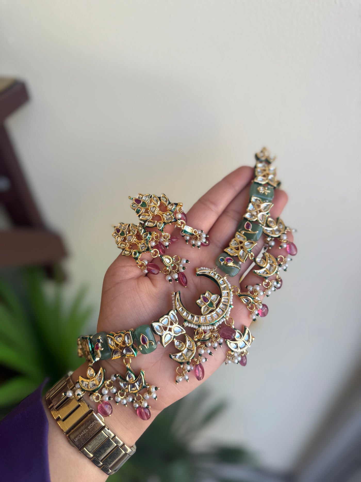 Rukhsar Kundan Necklace Set