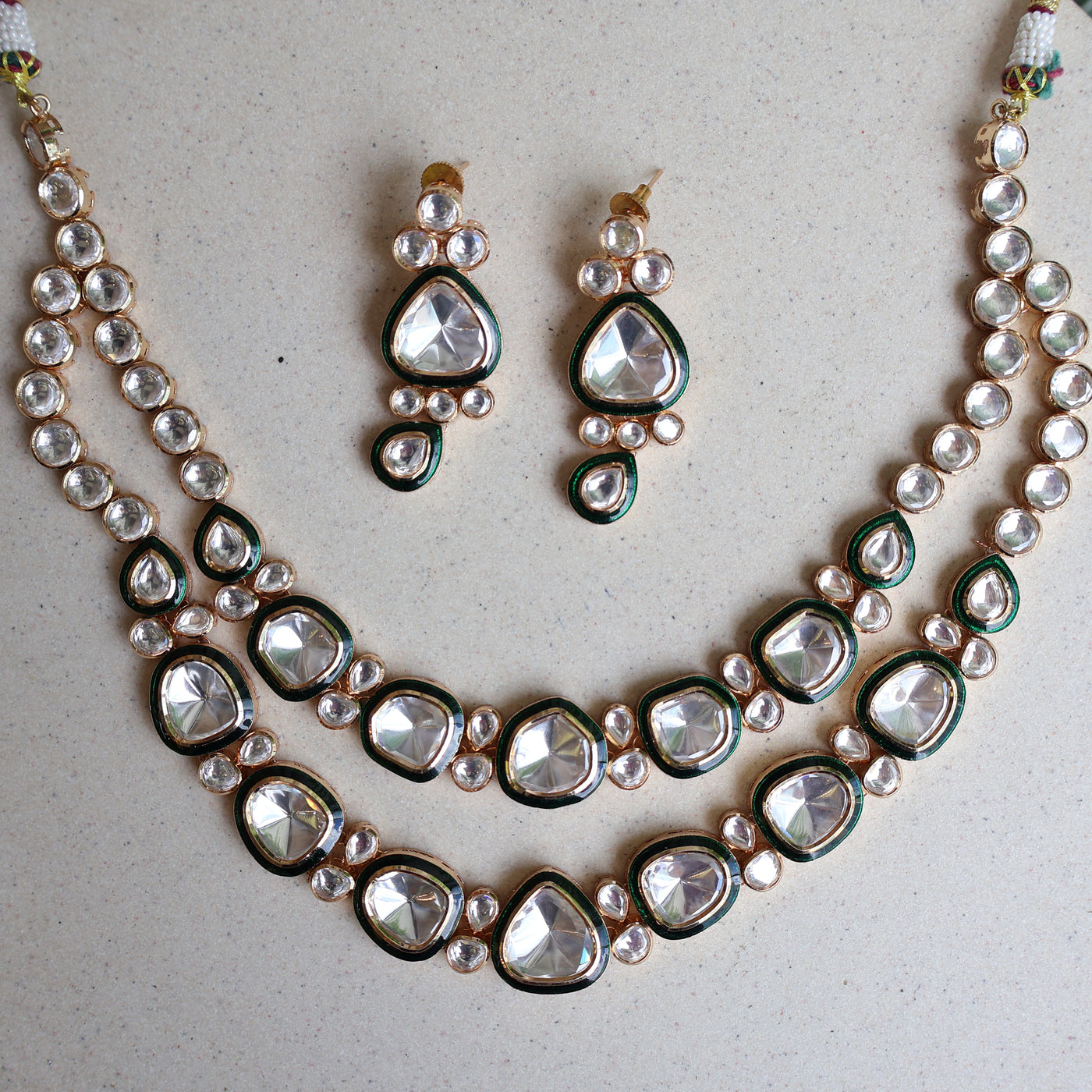 Double Layer Kundan Necklace