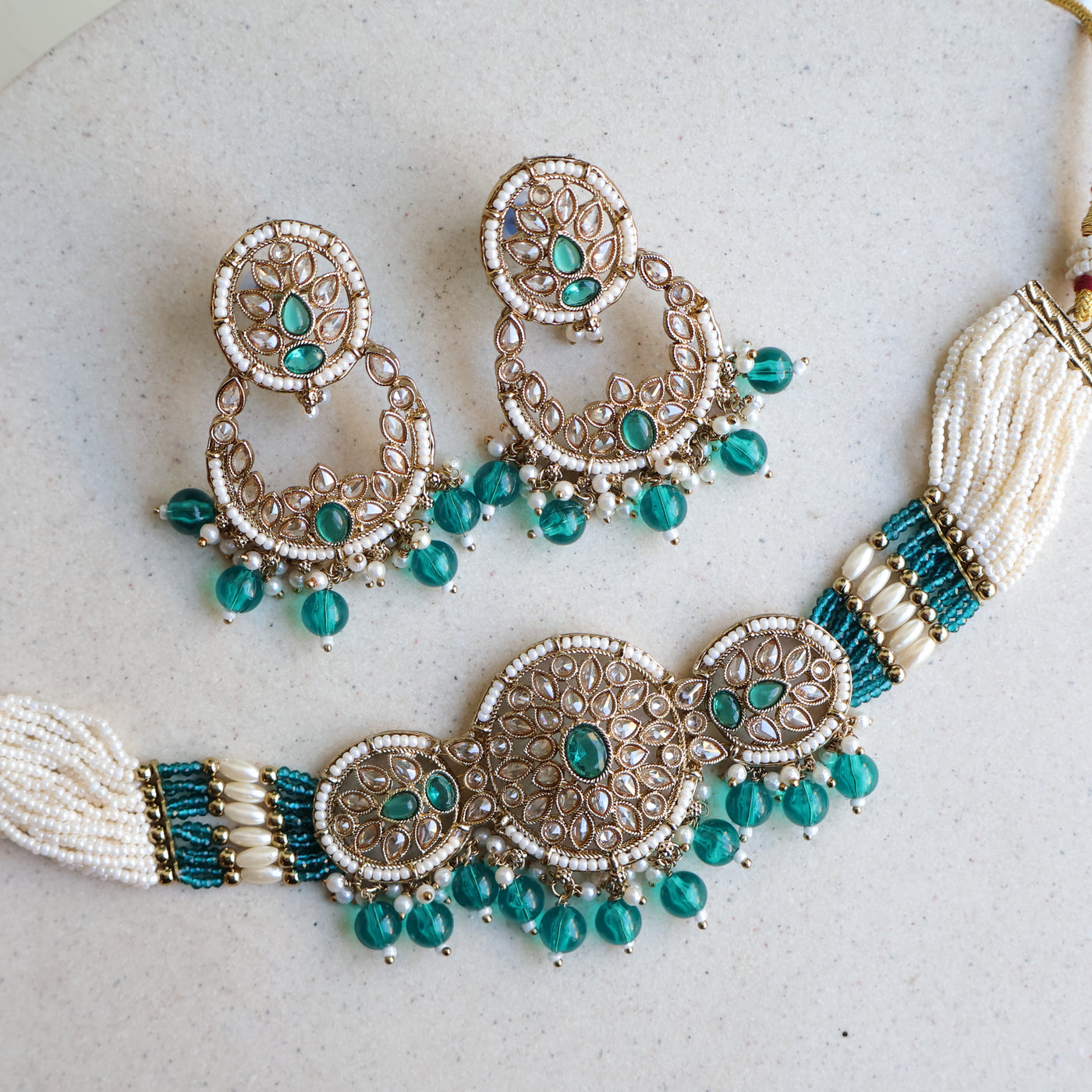 Emerald Élan Pearl Set