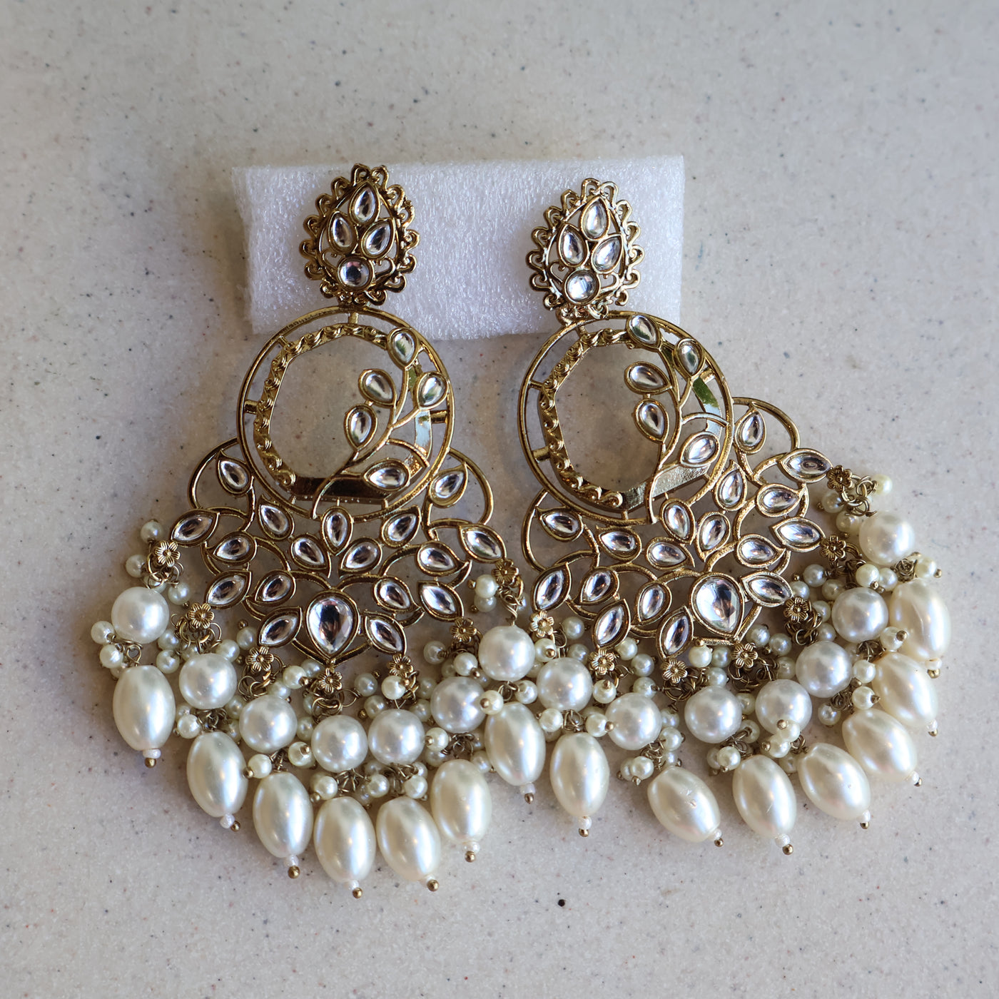 Chandresh Pearl Bloom Earrings