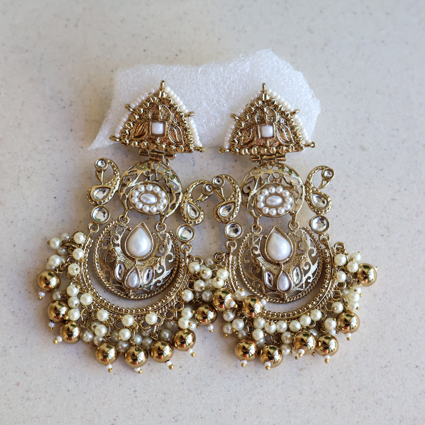 Trishika Temple Dome Earring