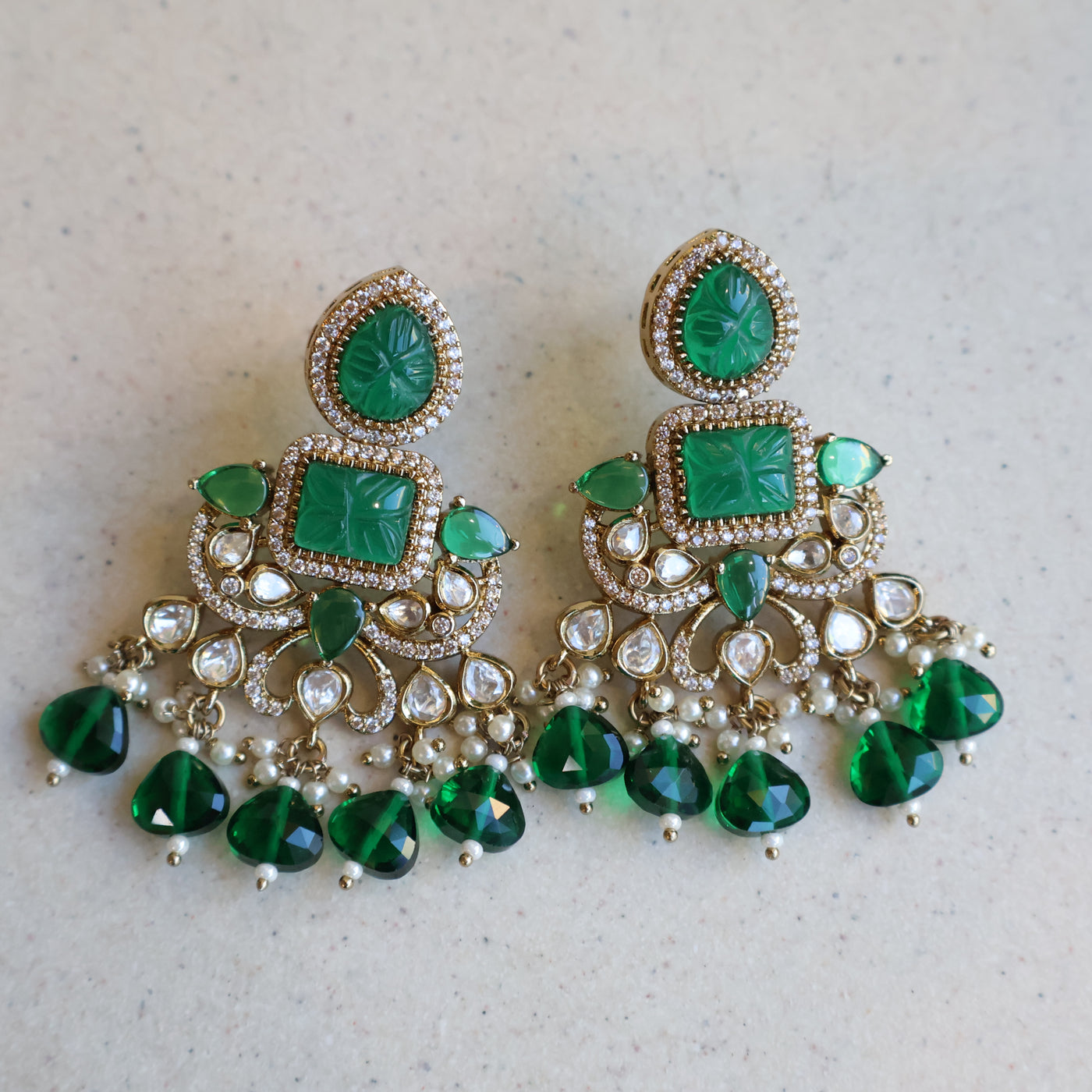 Naqsh-e-Zamrud Earrings