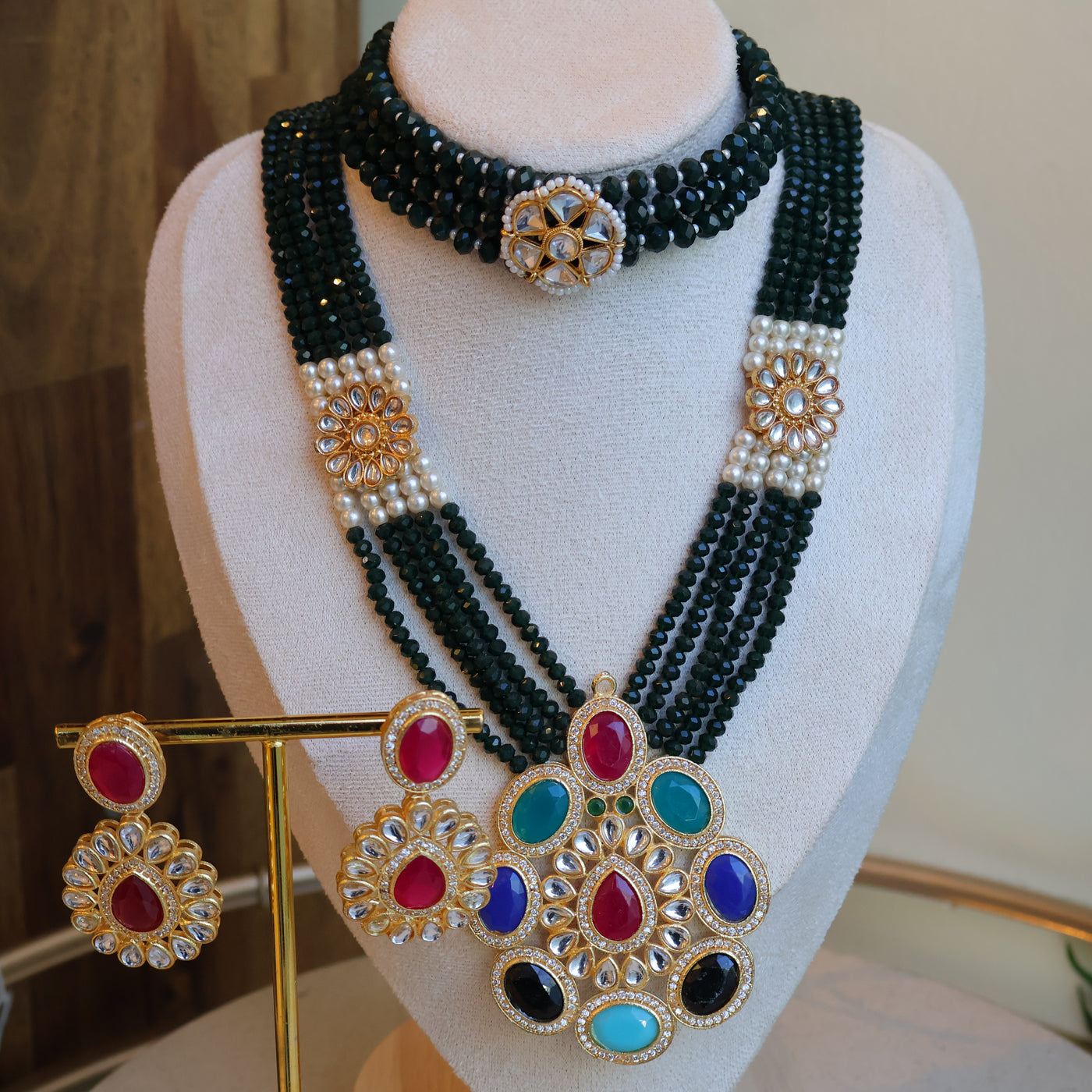 Statement Black & Bold Necklace