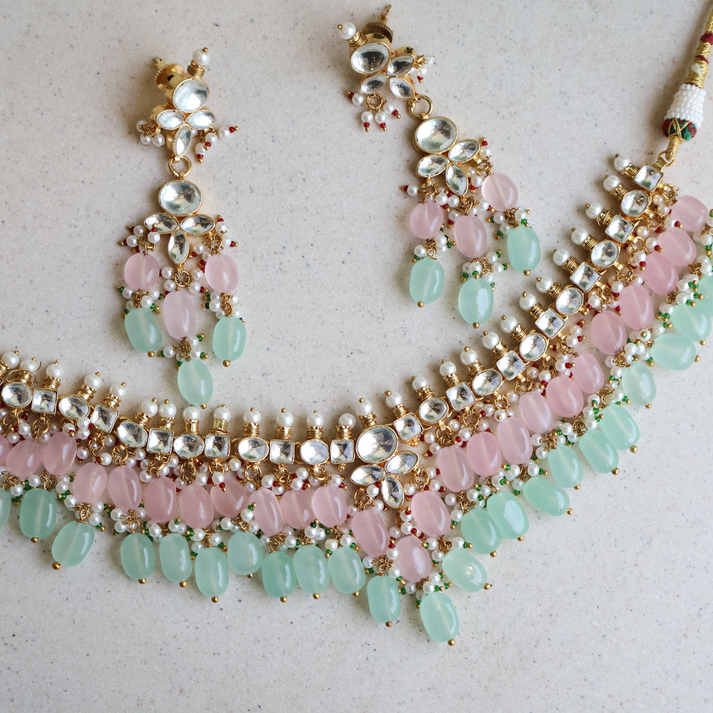Pastel Gulbahaar Kundan Neklace