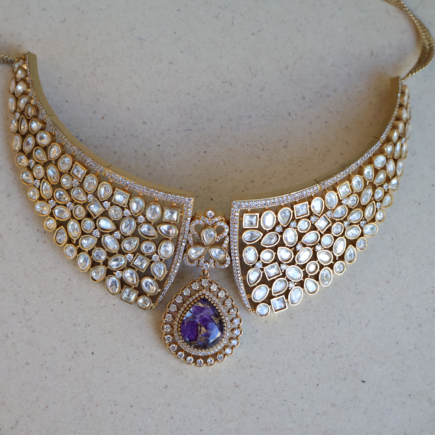 Noor Amethyst Choker