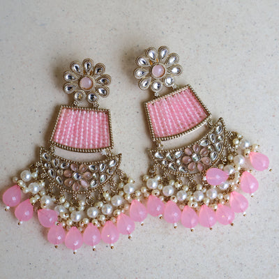 Gulabi Mehar Earrings
