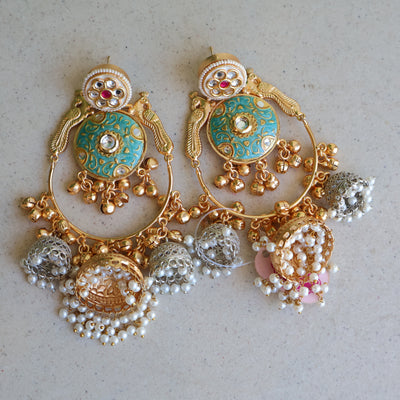 Aarzo-e-Minakari Jhumka Chandbalis