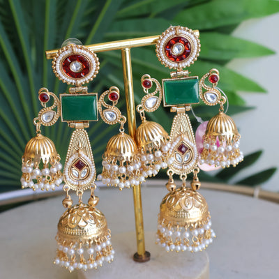 Amira Jhumka Chand Drops
