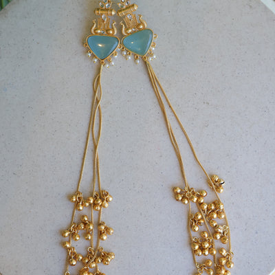 Mayuri Temple Tassel Earrings