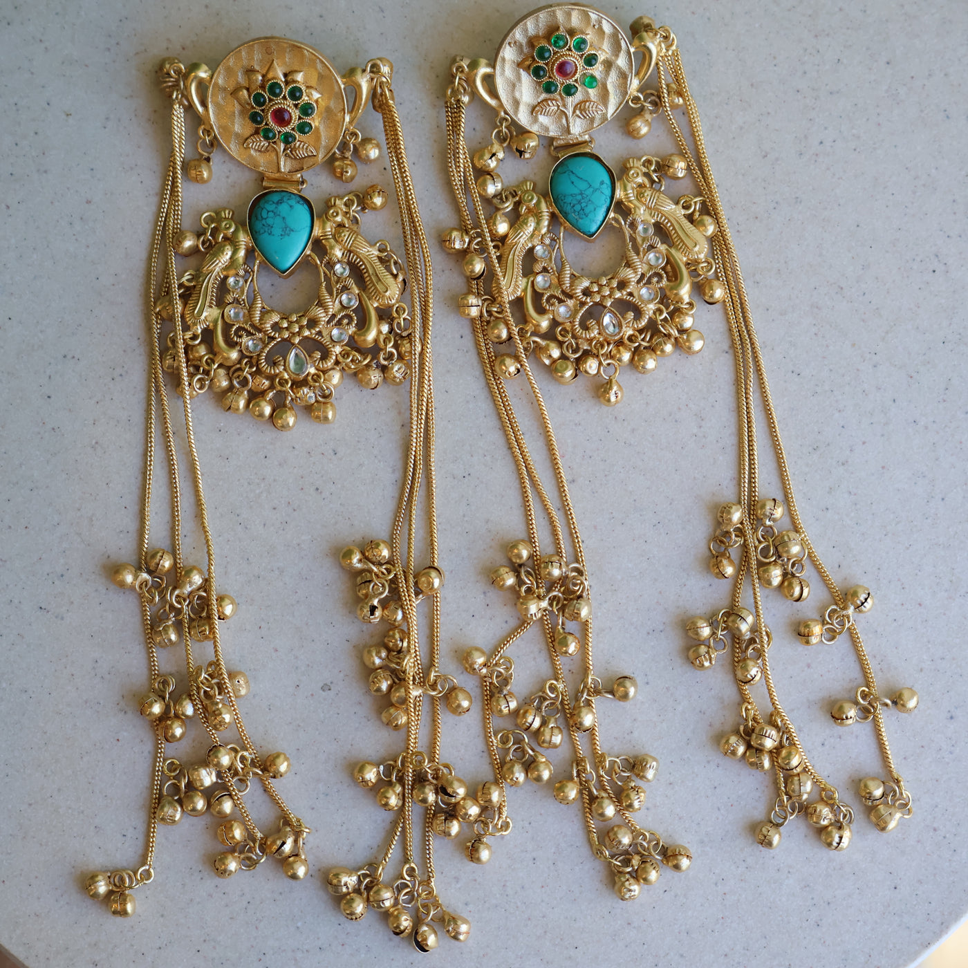 Morakshi Long Chand Tassels