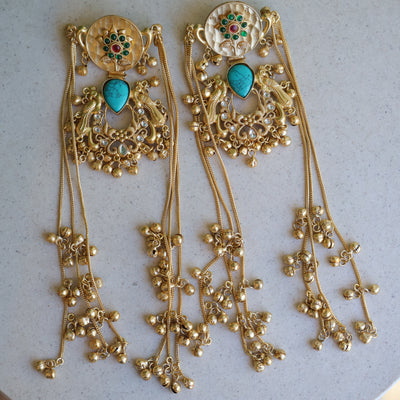 Morakshi Long Chand Tassels