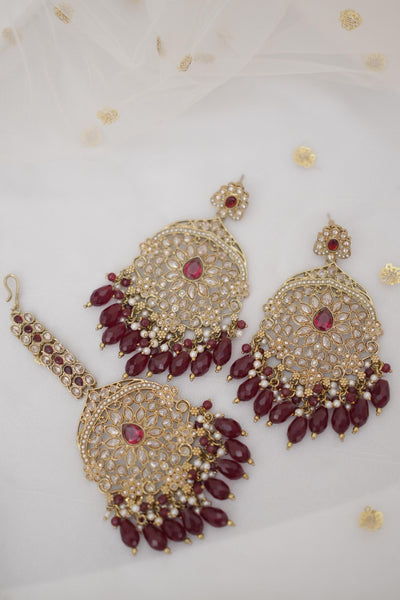 Ruhani Chandbaali Earrings Set
