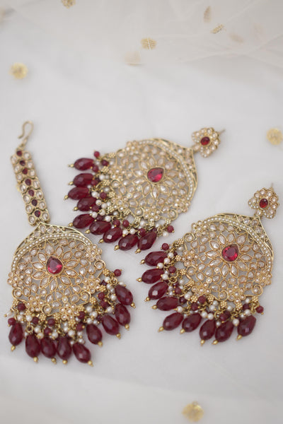 Ruhani Chandbaali Earrings Set