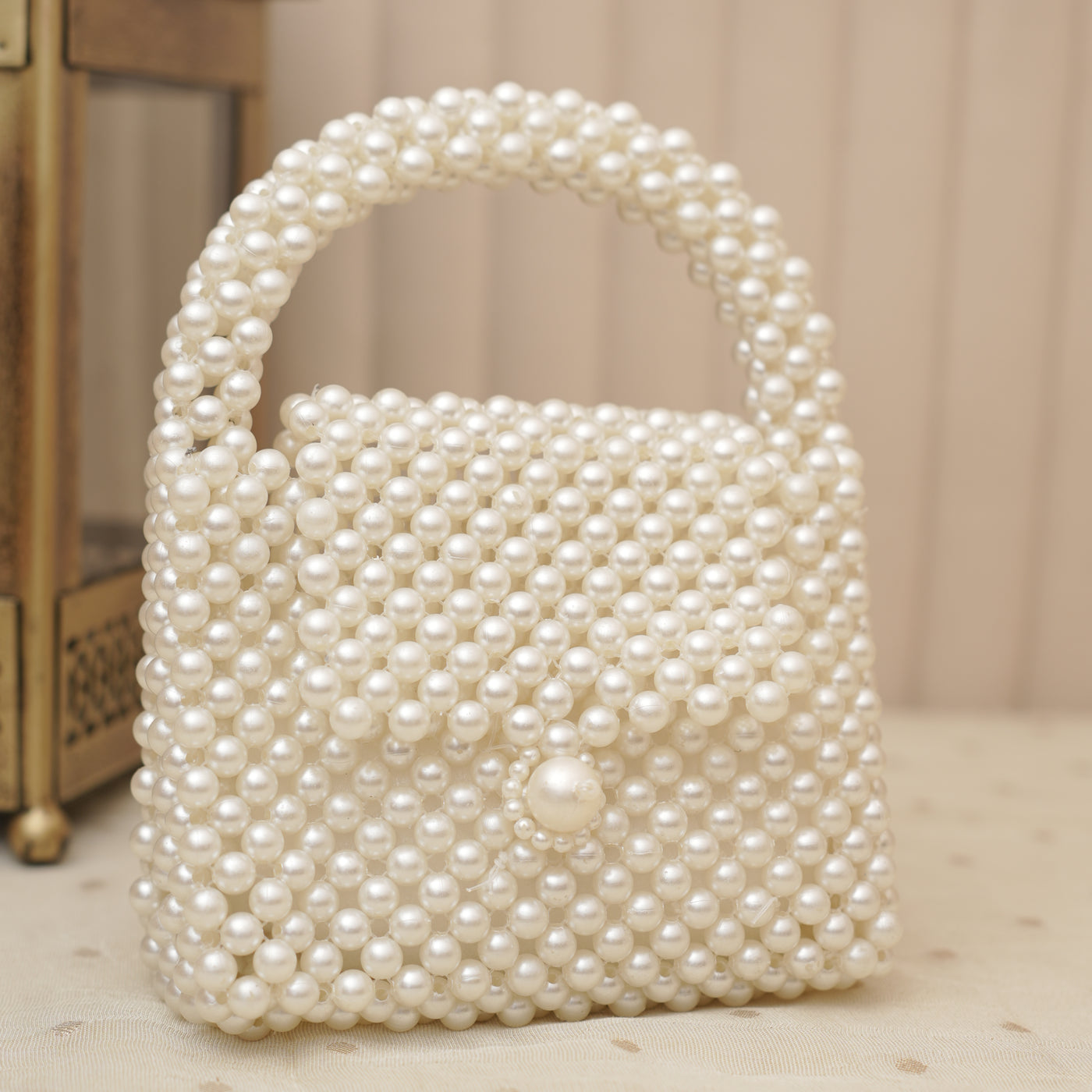 Classic Pearl Mini Flap Bag