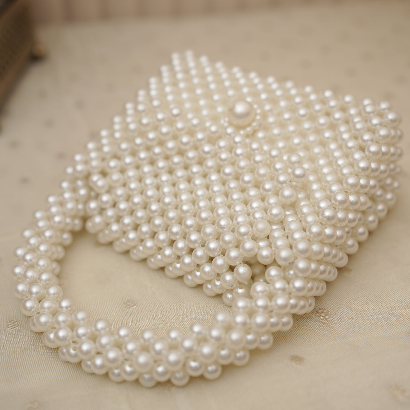 Classic Pearl Mini Flap Bag