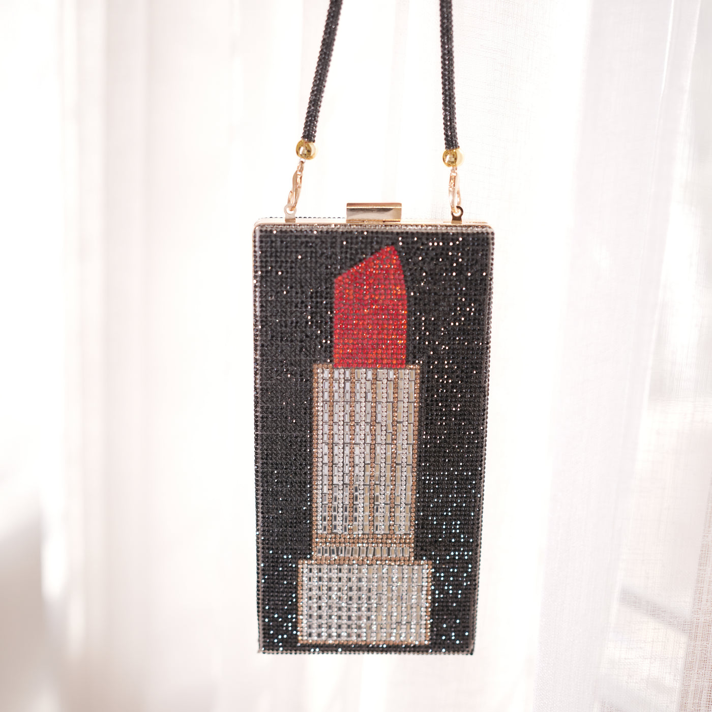 Lipstick Crystal Bag