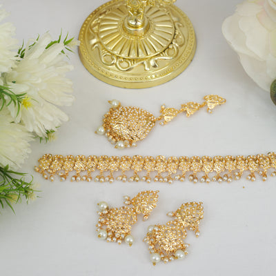 Amrit Jadau Choker Set - Indian Secrets