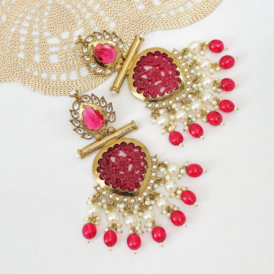 Laal Ishq Earrings - Indian Secrets