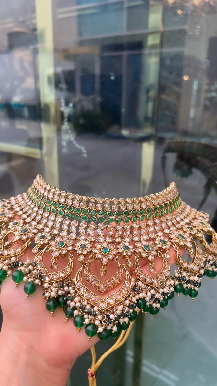 AYRA Green Collar Choker - Indian Secrets