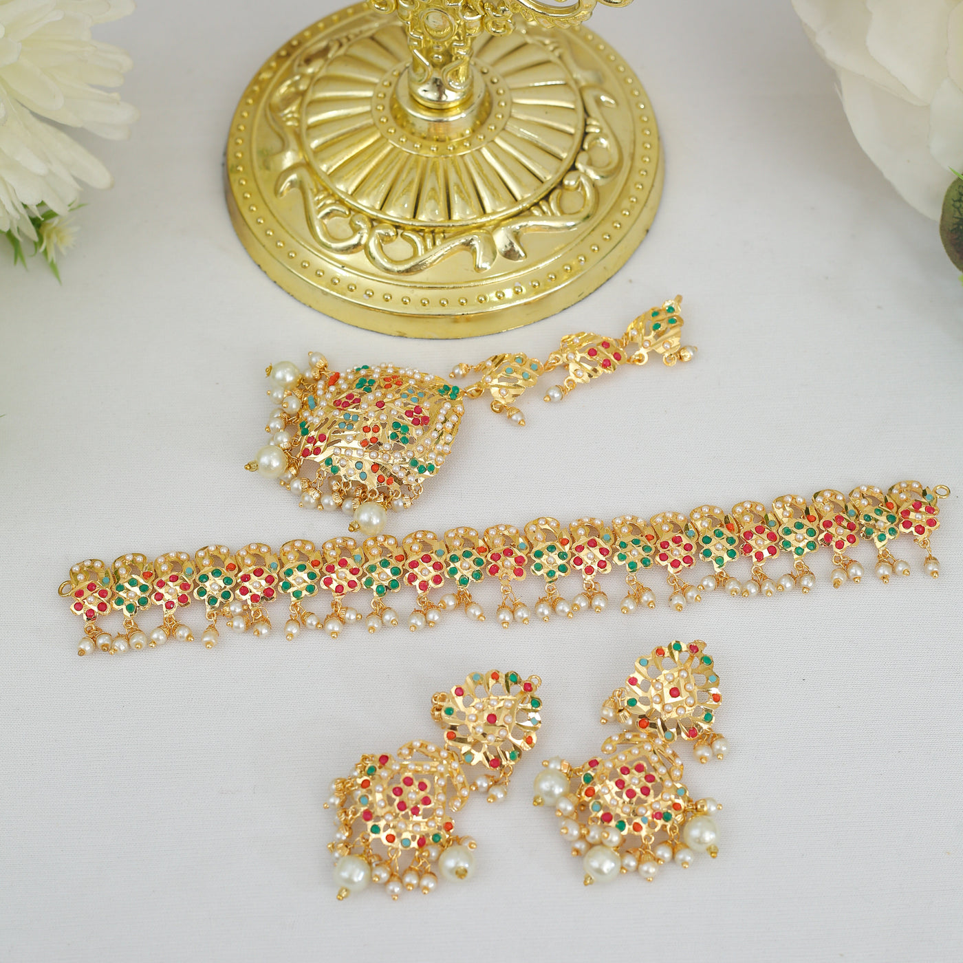 Amrit Jadau Choker Set - Indian Secrets